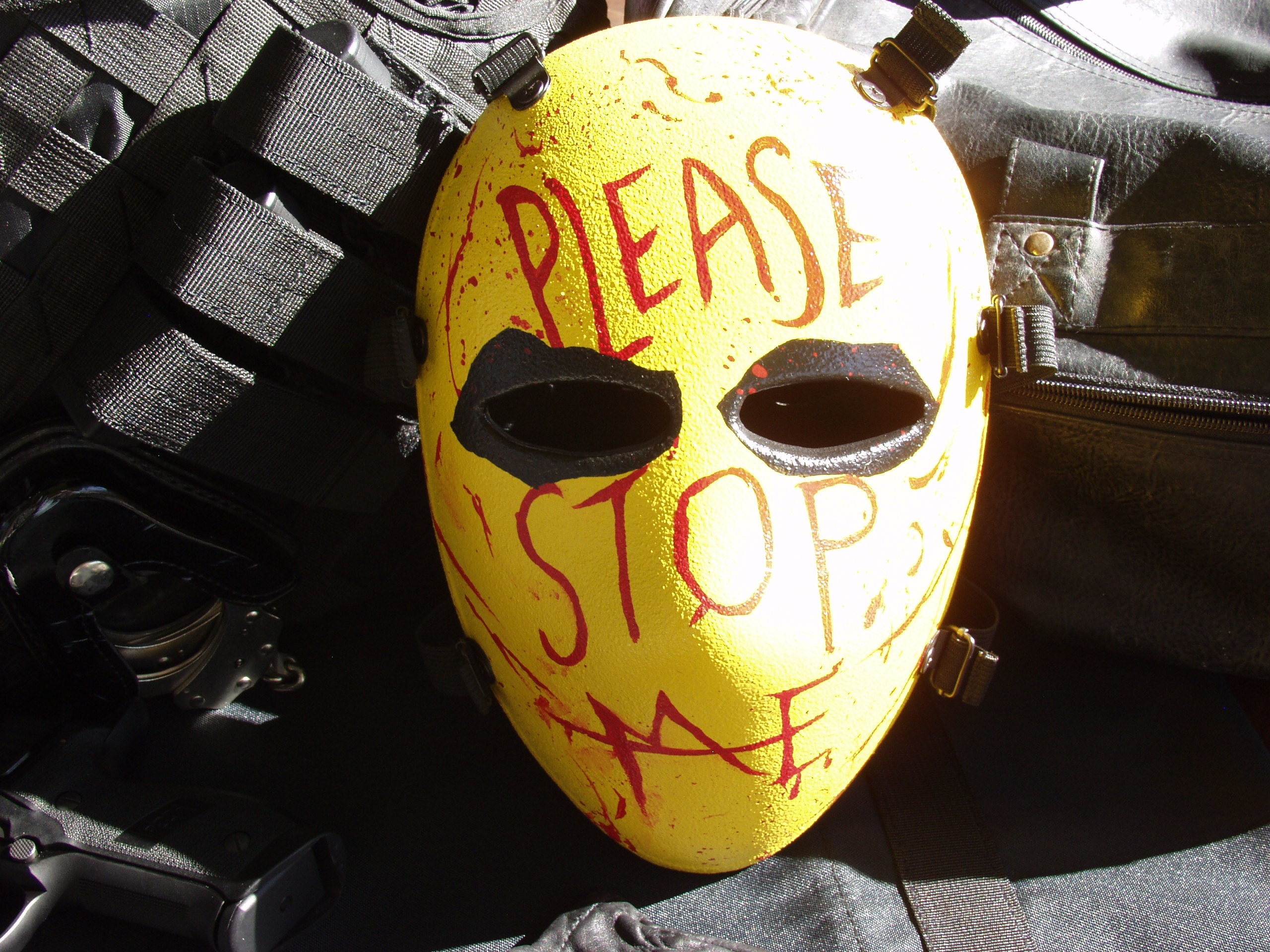 Ballistic Full Face Mask Level 3A please Stop Me Etsy UK