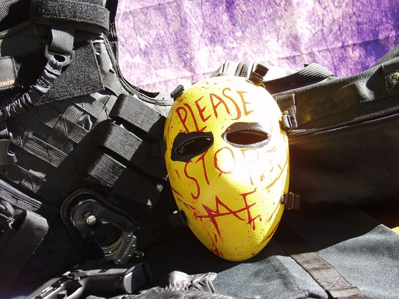 Ballistic Full Face Mask Level 3A please Stop Me Etsy