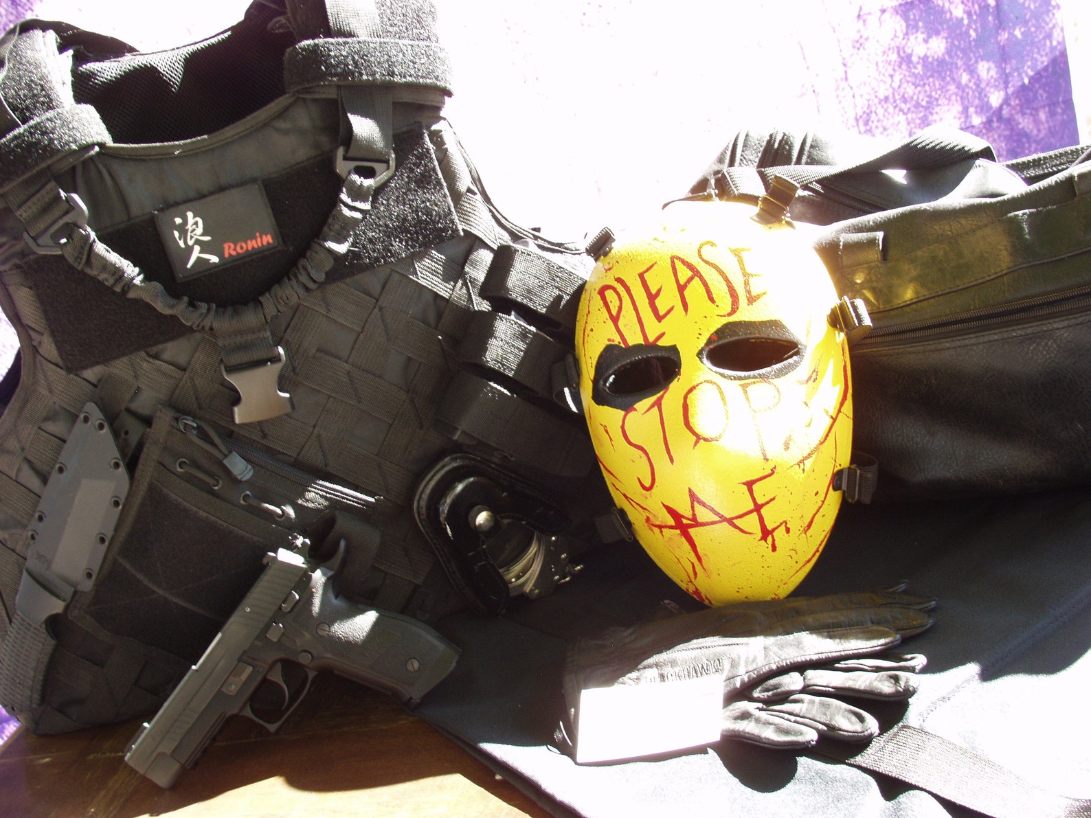 Ballistic Full Face Mask Level 3A please Stop Me Etsy UK