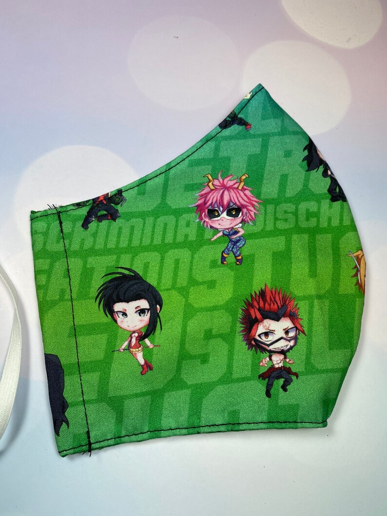 Heroes and Villains Face Masks mha Etsy