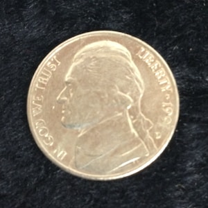 1991 D Jefferson Nickel Error “Clash in Hair”