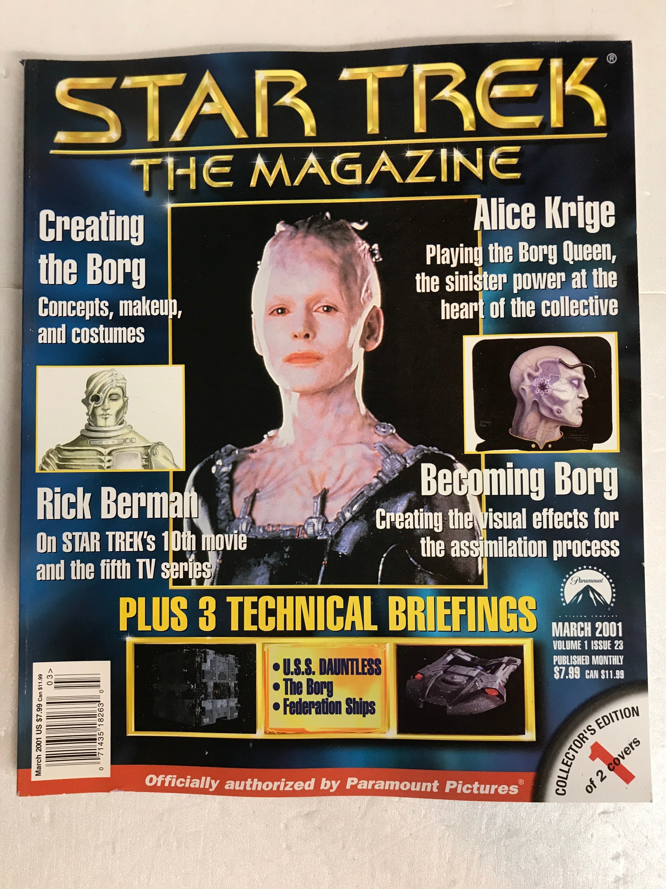 star trek magazine 2001
