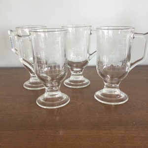 Nescafé Footed Globe Coffee Mugs (4 )