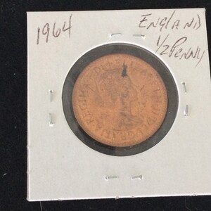 1964 England Half Penny
