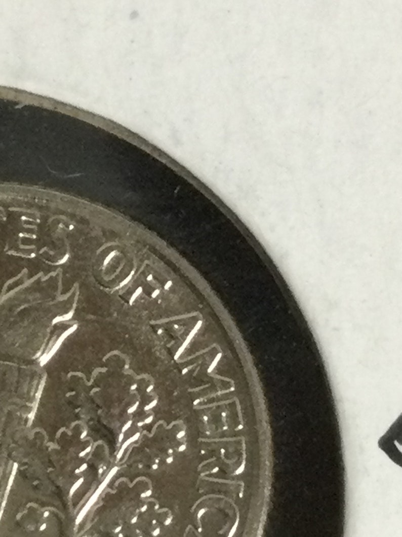 1996 W Dime Error off Center Strike See Pic’s Railroad Rim ( You Grade ...