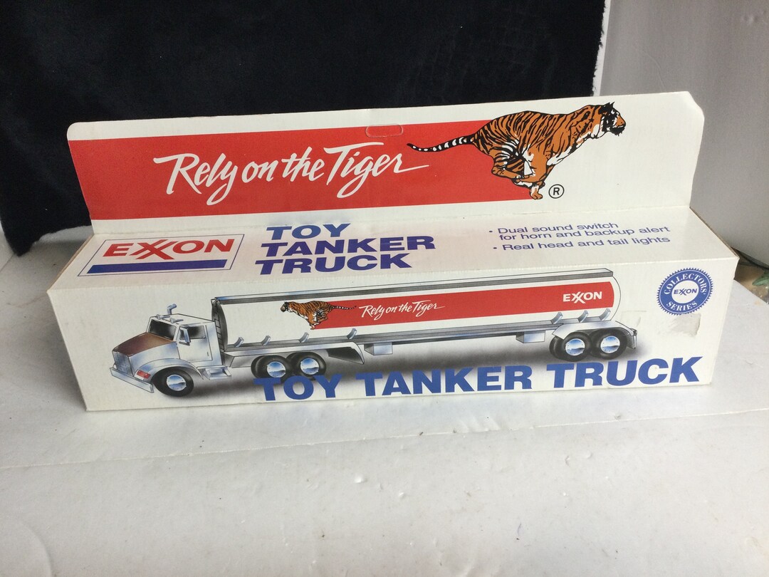 Exxon Rely on the Tiger Toy Tanker Truck MIB Etsy