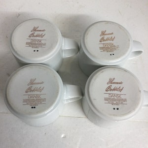 Vintage Dansk International Homme Bottelet Stackable Mugs C Handle