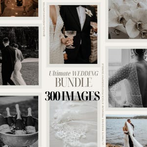 Ultimate Wedding Stock Photography Bundle – 300 High-Res Images | Editorial Event Details, Cakes, Florals, Tablescapes & More