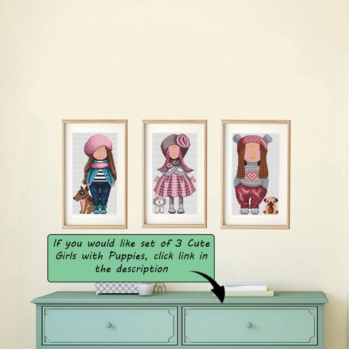 Reading gnome 6 modern cross stitch pattern pdf embroidery  etsy