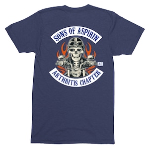 Motorrad Shirt SoA Sons of Aspirin Lustiges Biker T Shirt Bild 6