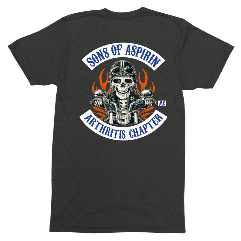 Motorrad Shirt SoA Sons of Aspirin Lustiges Biker T Shirt Bild 5