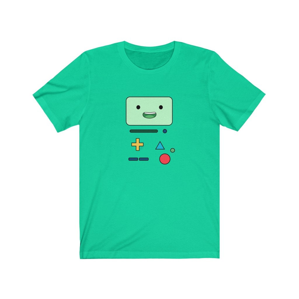 Jersey Short Sleeve Tee Adventure Time BMO Adventure Time Etsy