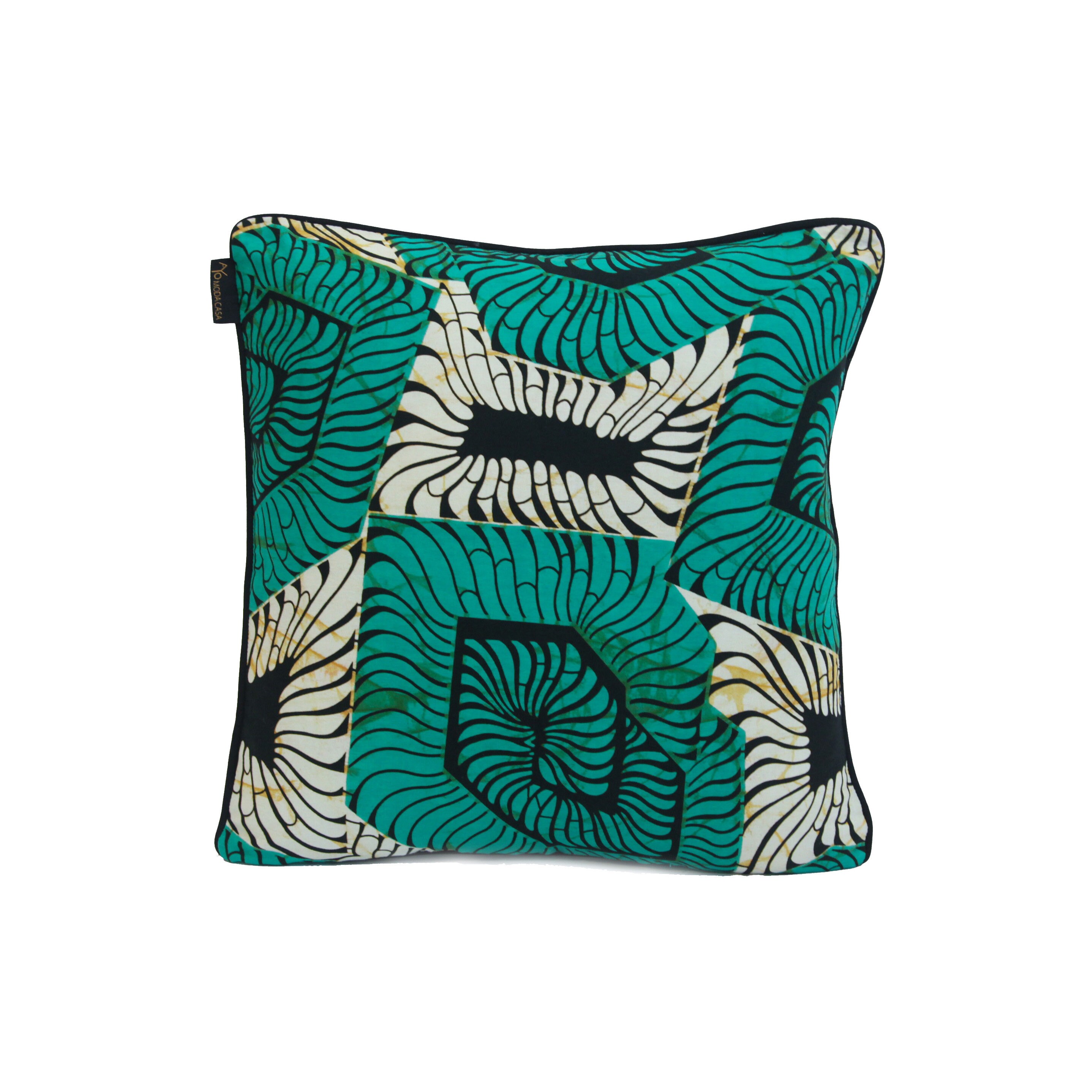 Coussin Wax Forêt 45x45