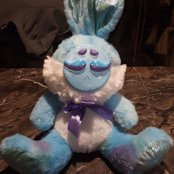 Clay Face Bunny Plush - Etsy