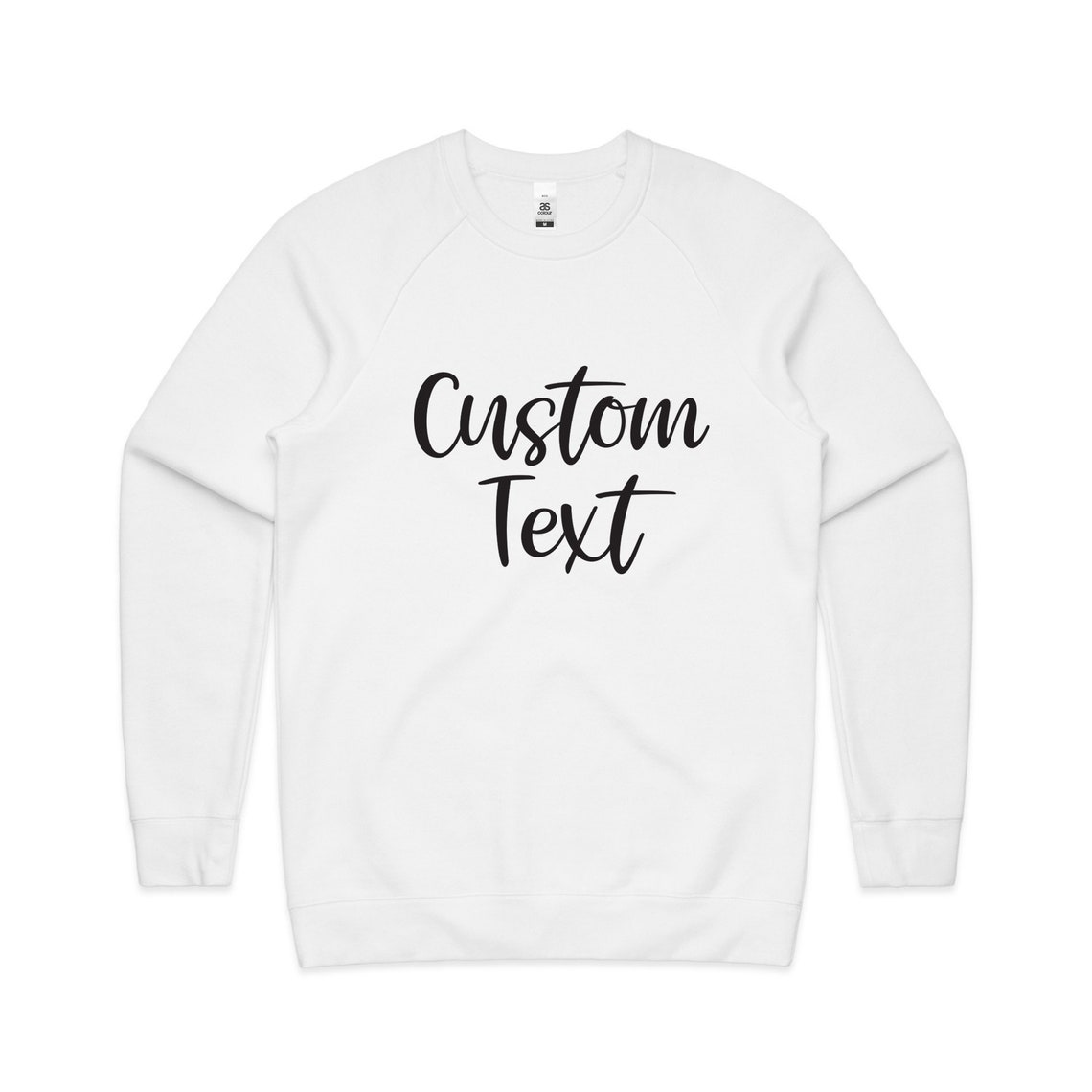 Custom Printed Jumper Personalised Jumper Custom Text | Etsy