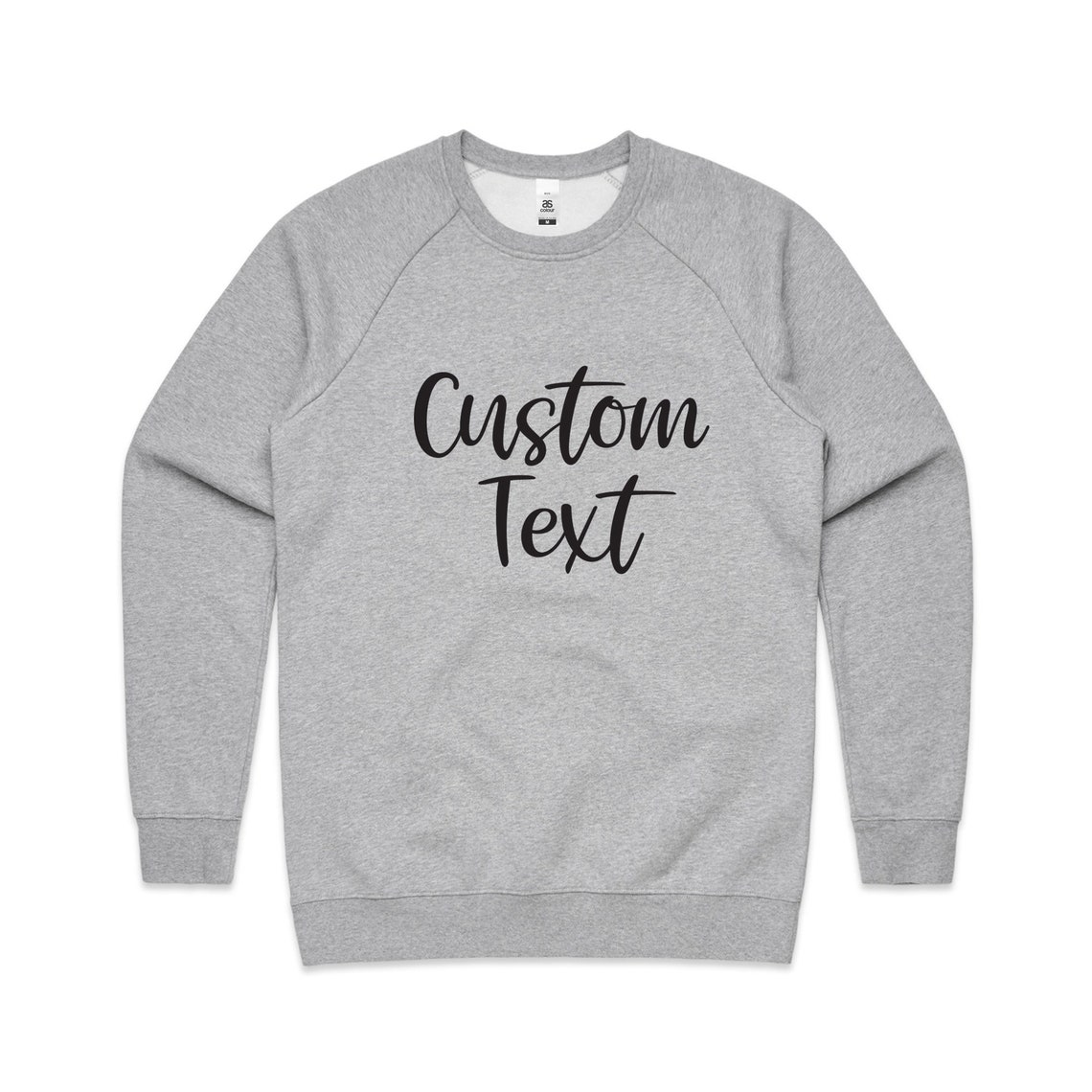 Custom Printed Jumper Personalised Jumper Custom Text Etsy