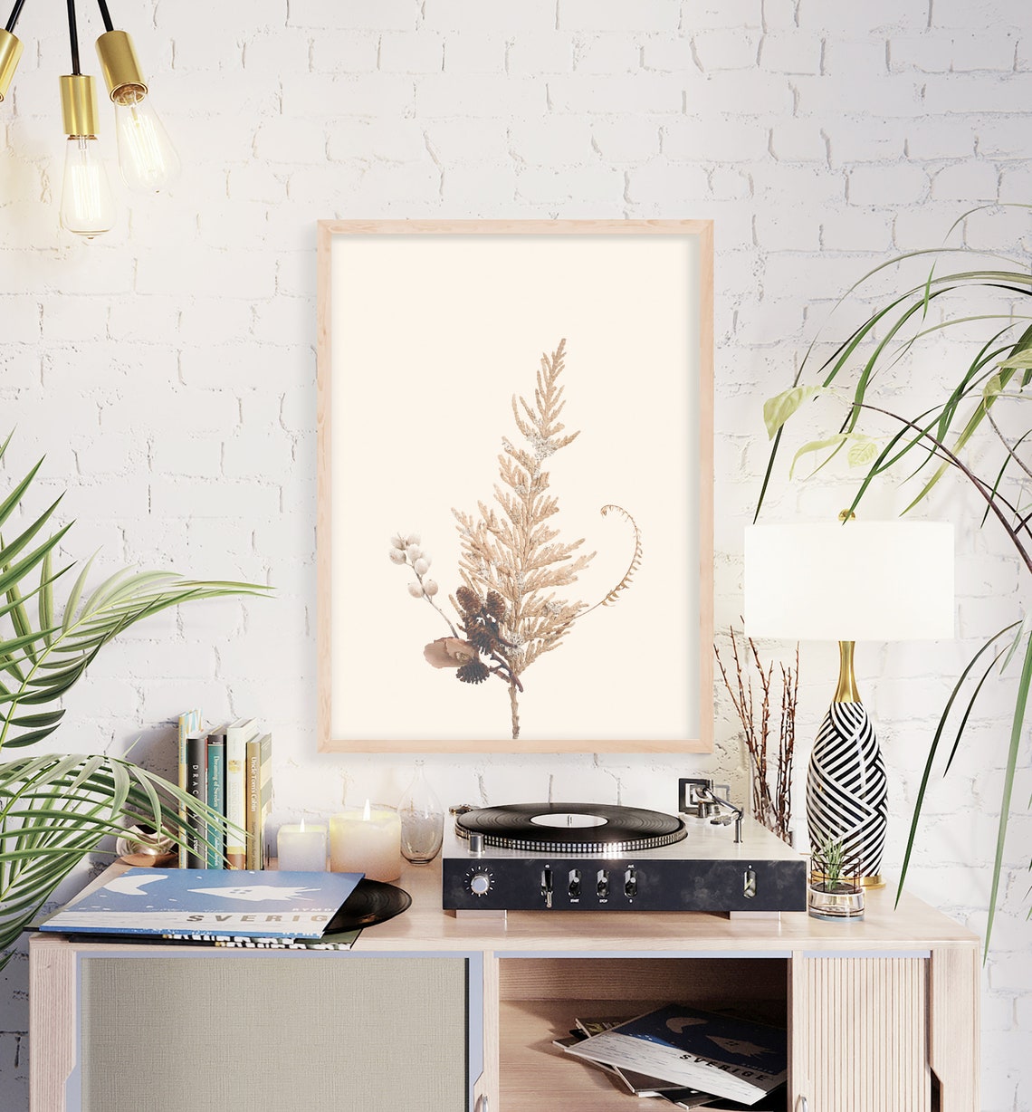 PAMPAS Wand-Dekor Wohnkultur Wandkunst Wanddrucke | Etsy