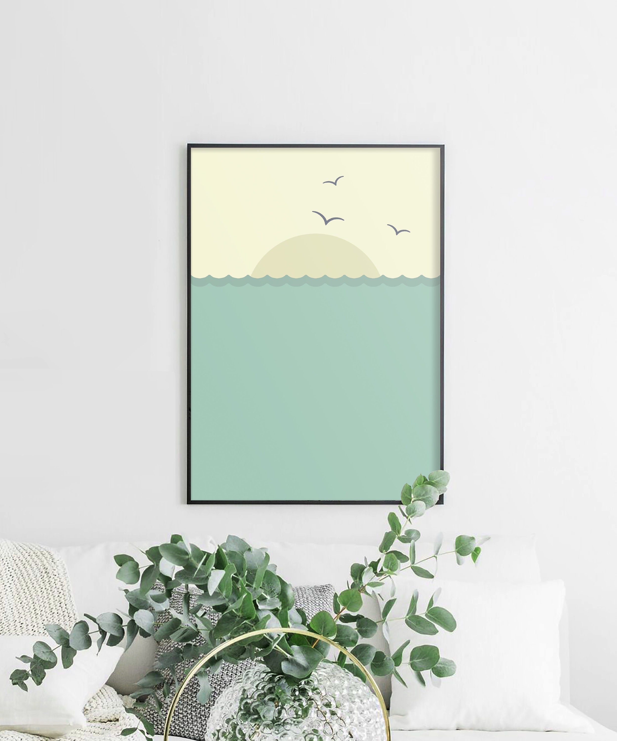 YELLOW SUN wall decor home decor wall art wall prints art Etsy