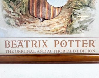 Beatrix Potter ピーターラビット　ポスター　額付き　ヴィンテージ ヴィンテージ ビアトリクス・ポター ピーターラビット 額入りポスター