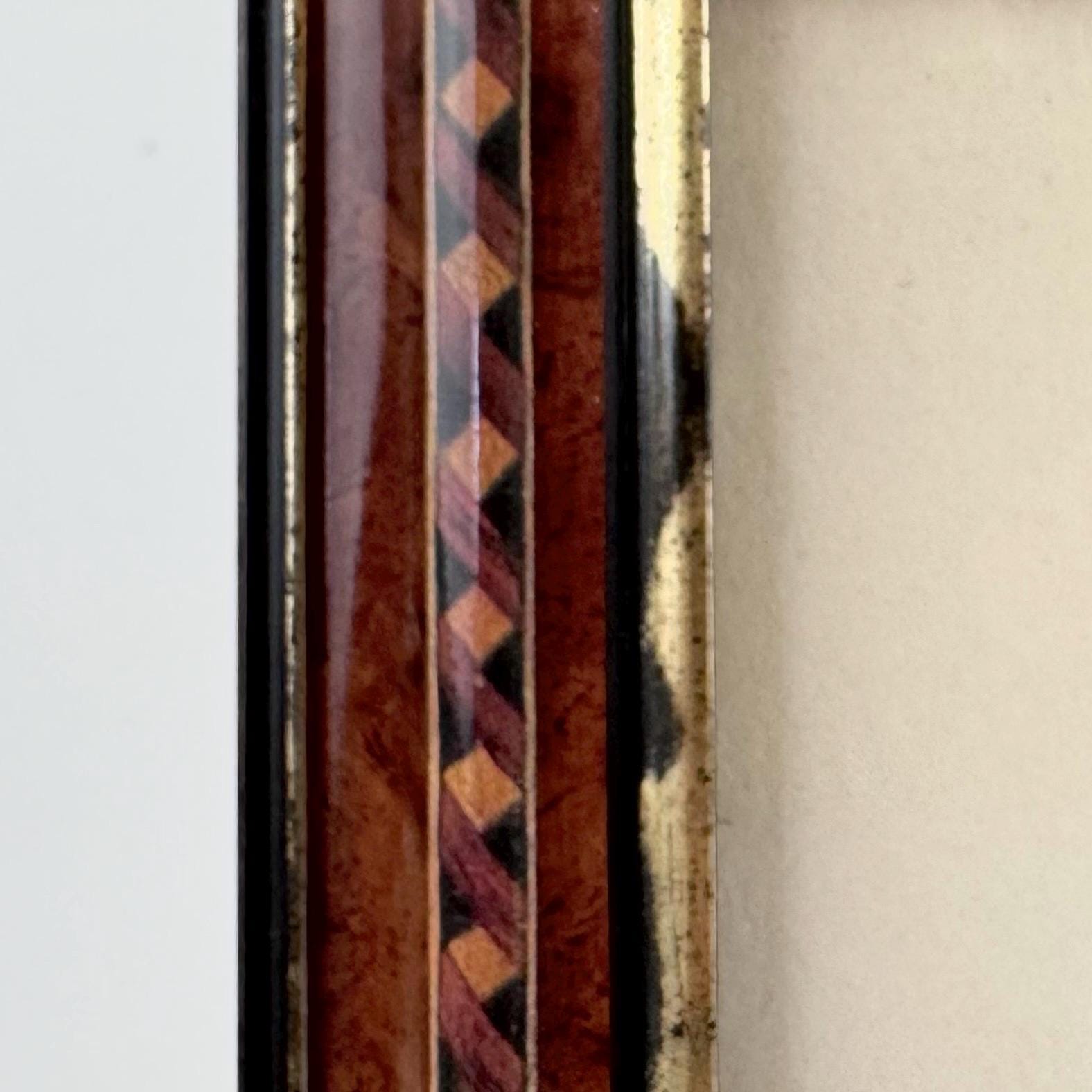 Vintage Harrods Knightsbridge Picture Frame With Marquetry Inlay
