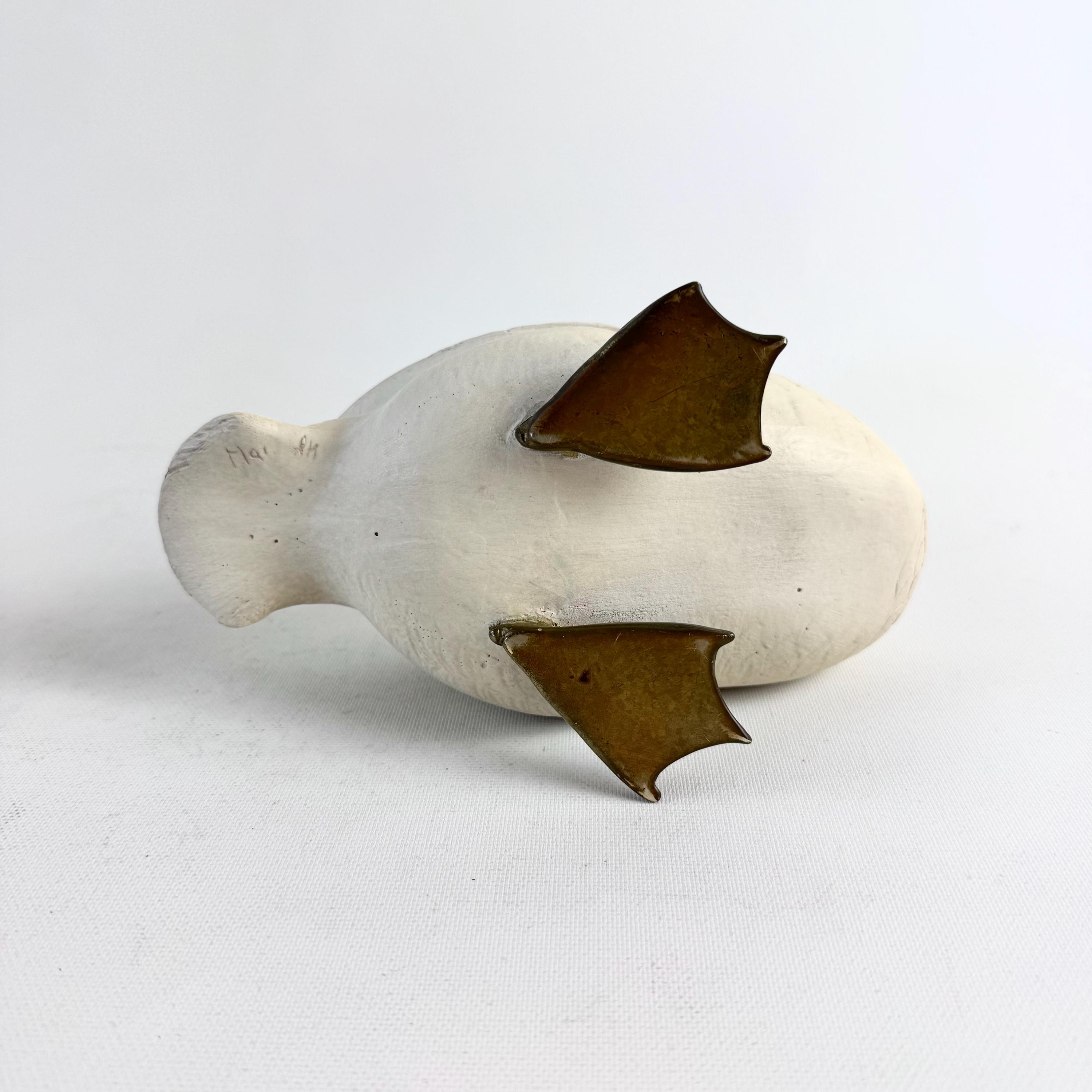 Rare Elli Malevolti Duck Figurines – Signed Italian Resin Birds