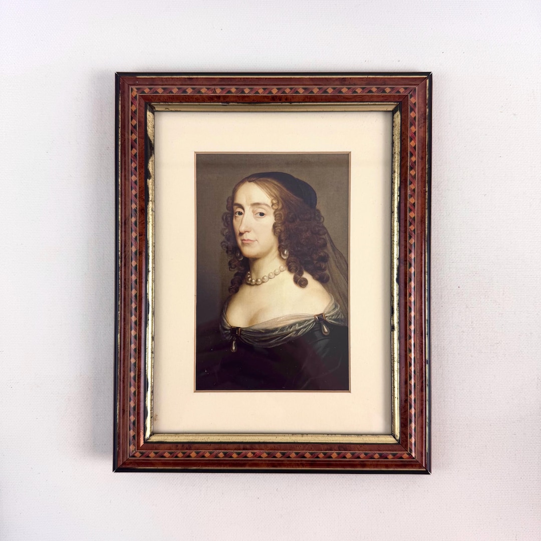 Vintage Harrods Knightsbridge Picture Frame With Marquetry Inlay