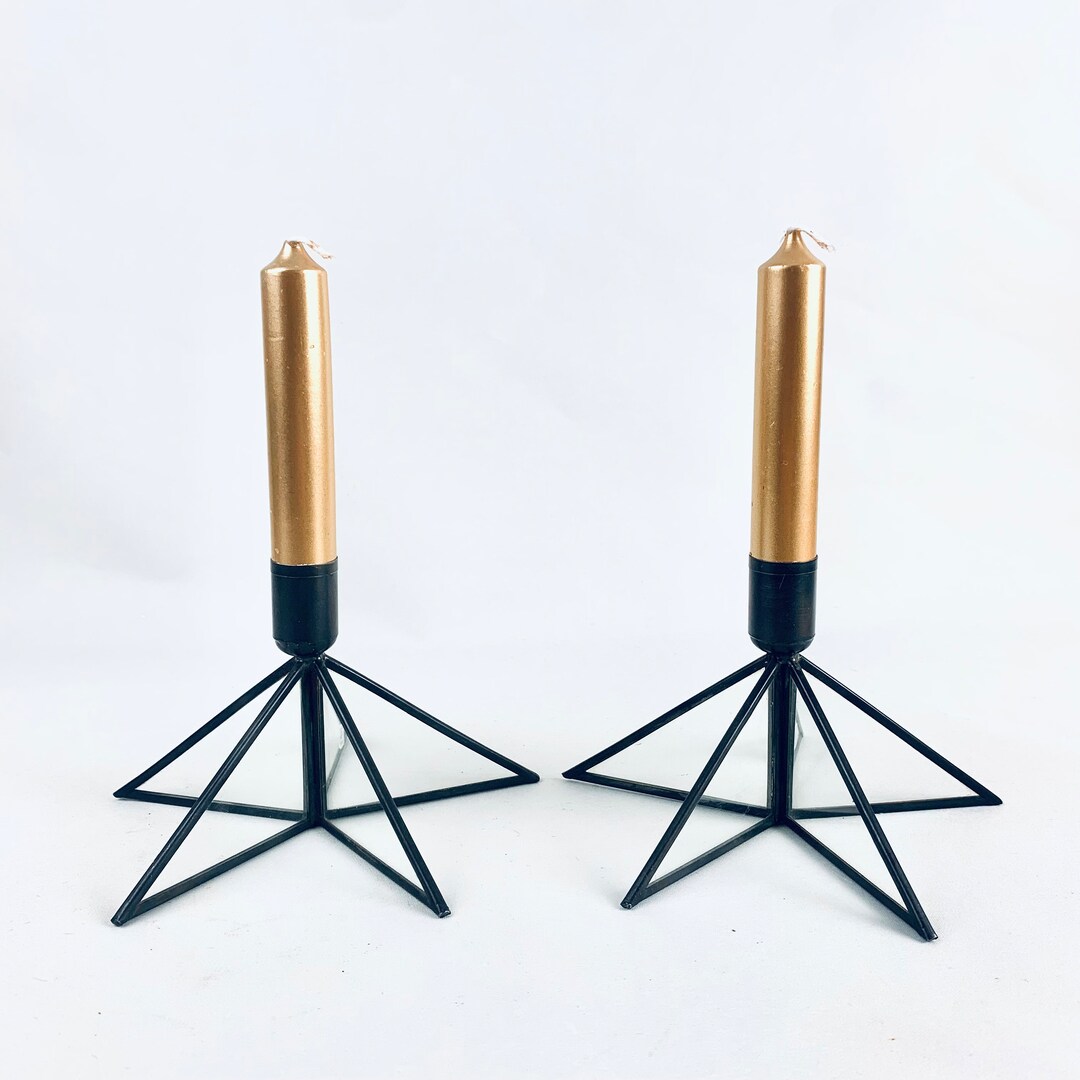 Set of Starshaped Candle Holders 2 Etsy