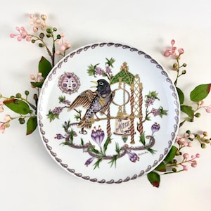 Vintage Hutschenreuther Ole Winther March Plate – Limited Edition Porcelain Wall Decor – Mint Condition Collectible Germany 19.5 cm