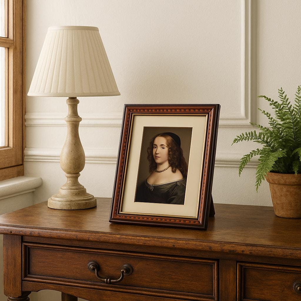 Harrods Knightsbridge 超ヴィンテージ高級フレーム Vintage Harrods Knightsbridge Picture Frame With Marquetry Inlay