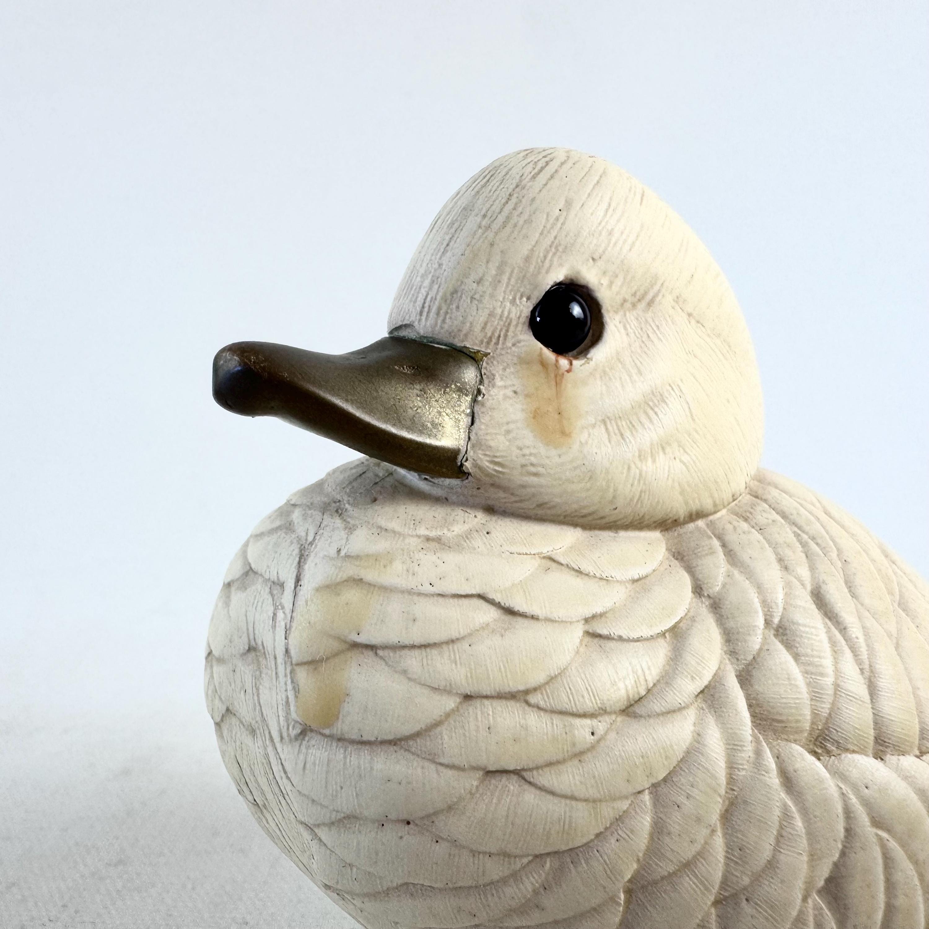 Rare Elli Malevolti Duck Figurines – Signed Italian Resin Birds