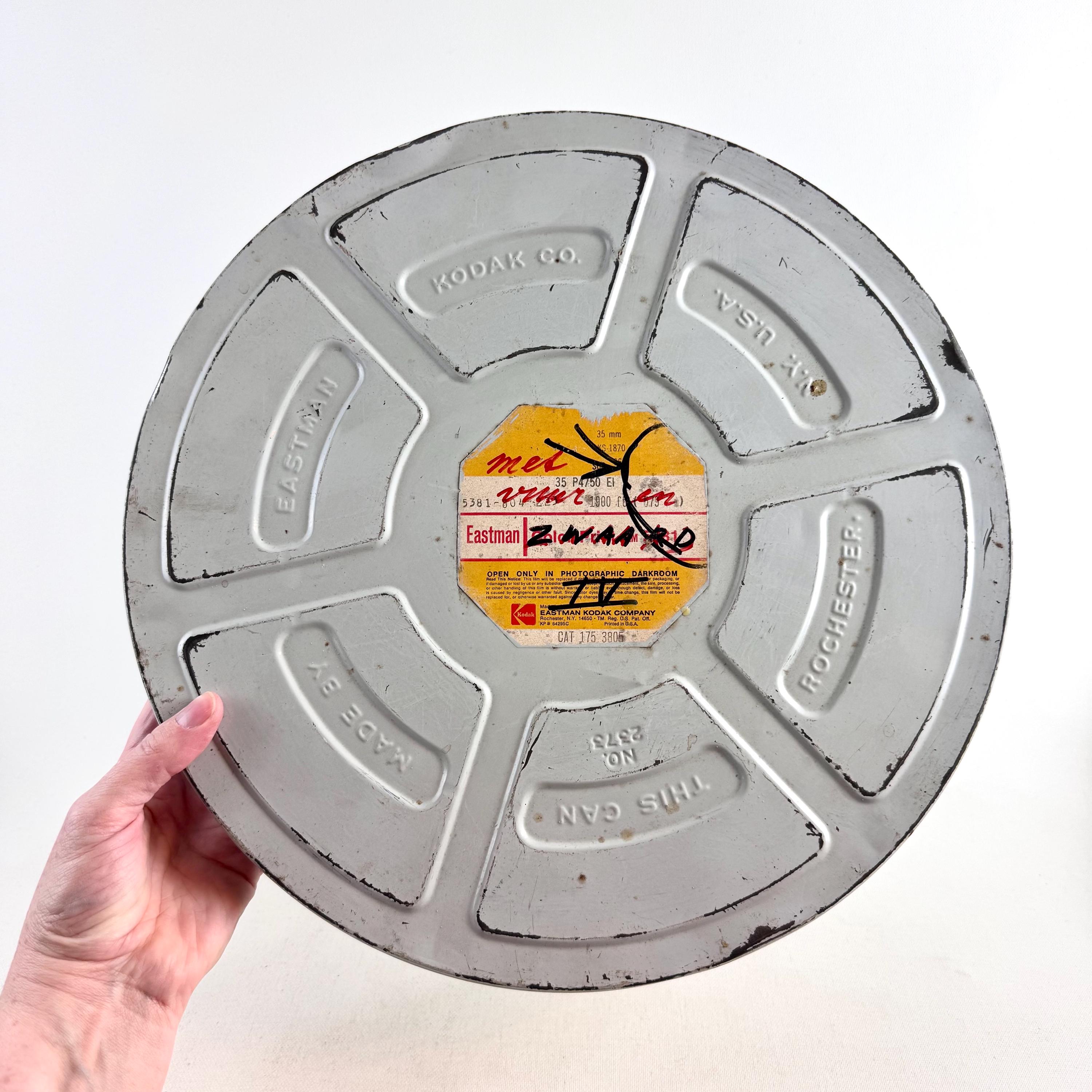 Vintage Kodak 35mm Film Canister Dragonslayer 1981 Movie Reel