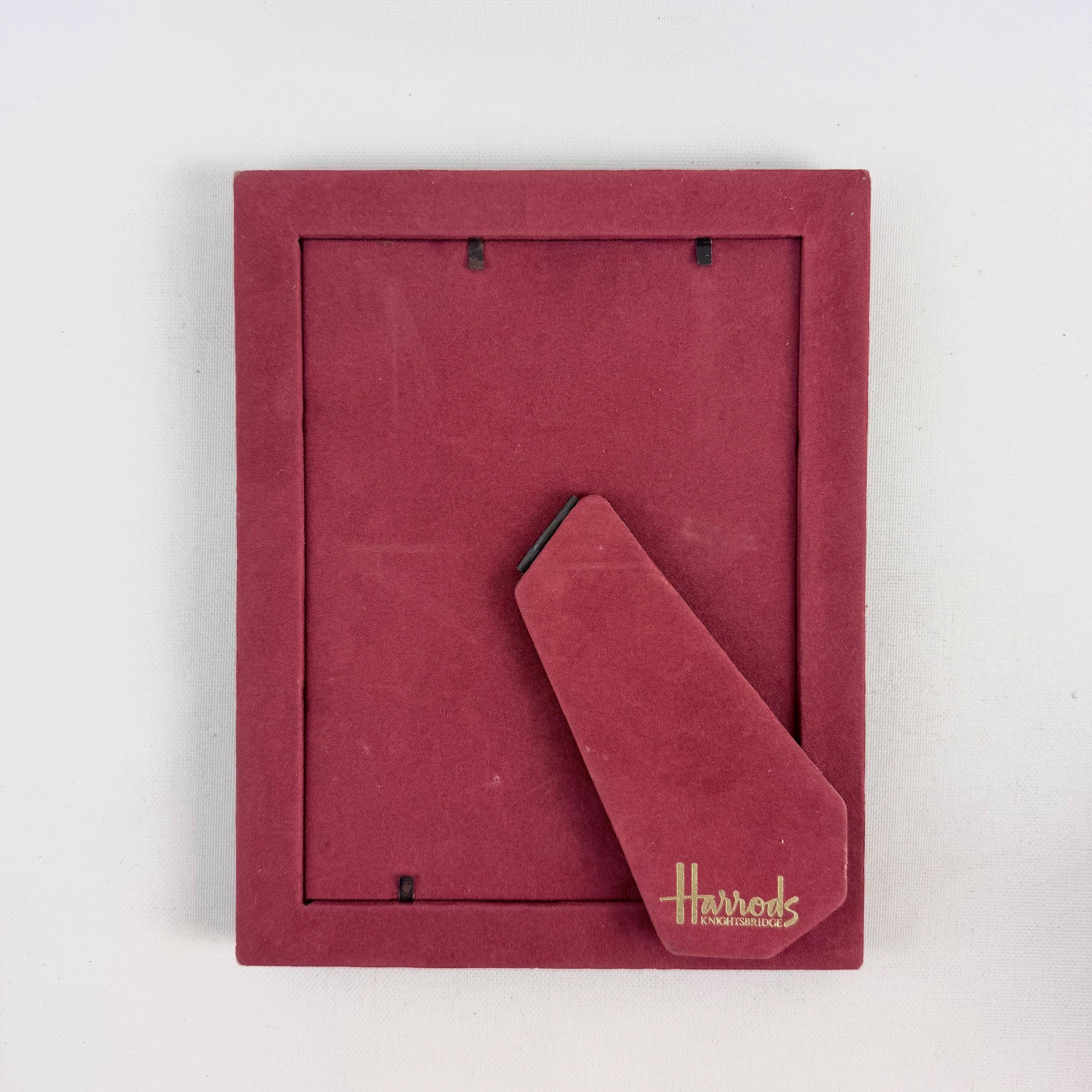 Vintage Harrods Knightsbridge Picture Frame With Marquetry Inlay