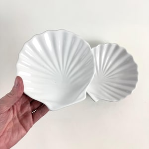 Vintage Keramikschalen – Servierschalen, Kustschelp, Zeepschaaltje, Nautisch-Hausdekor, Set von 2