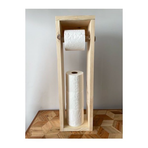 Free Standing Toilet Roll Holder Etsy UK