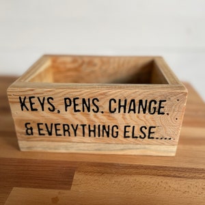 Handmade rustic storage box, customisable made from reclaimed materials