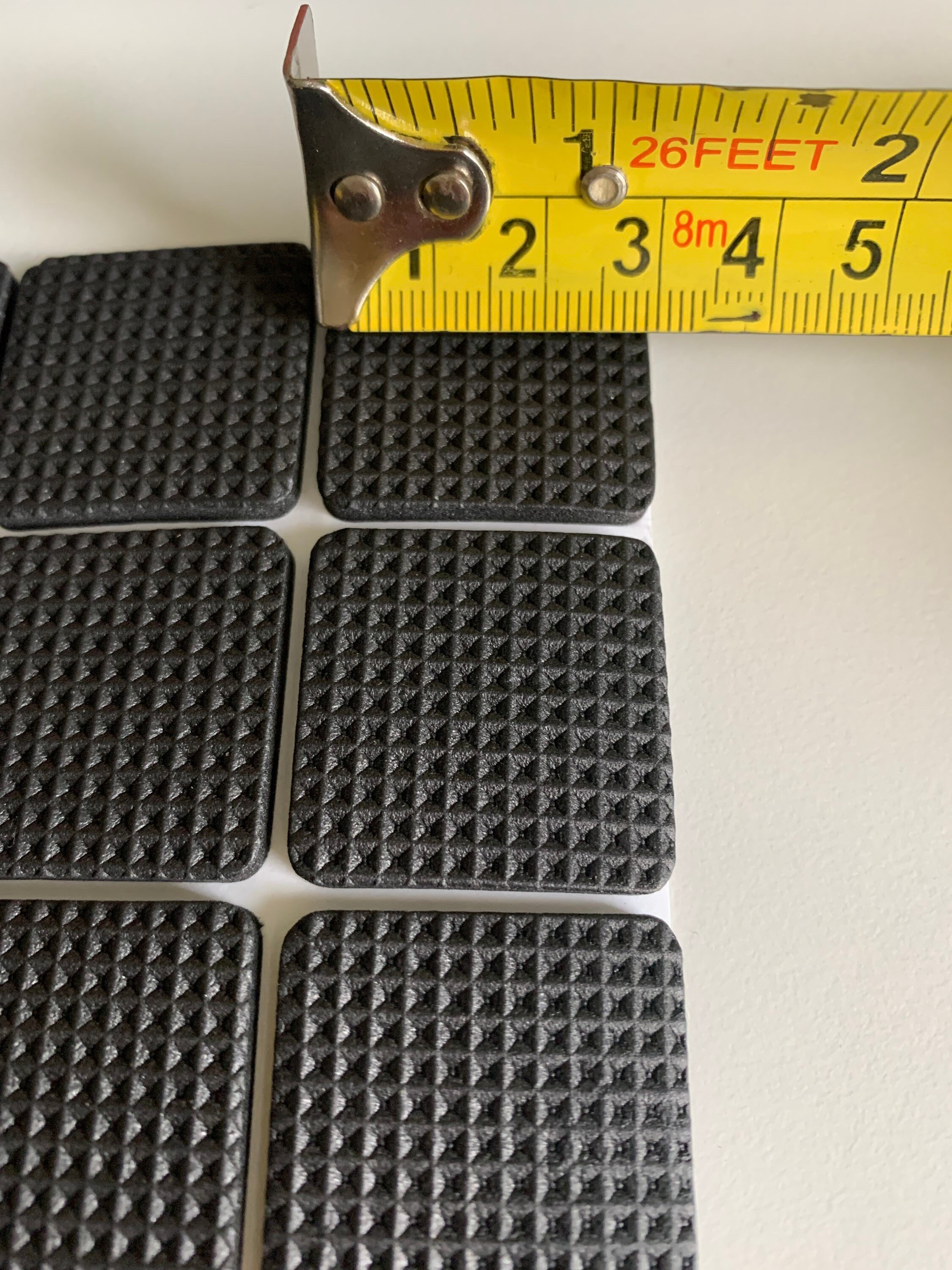 100pcs 30x30mm Self Adhesive Square Rubber Foam Feet Etsy