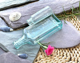 Antique Dr. Kilmer's Kidney Cure Bottle, Victorian Apothecary Sample Phial