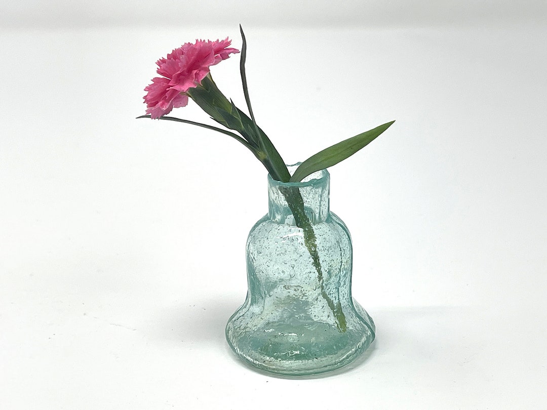 Victorian Bottles Tiny Antique Bud Vase Vintage Bell Shaped Etsy