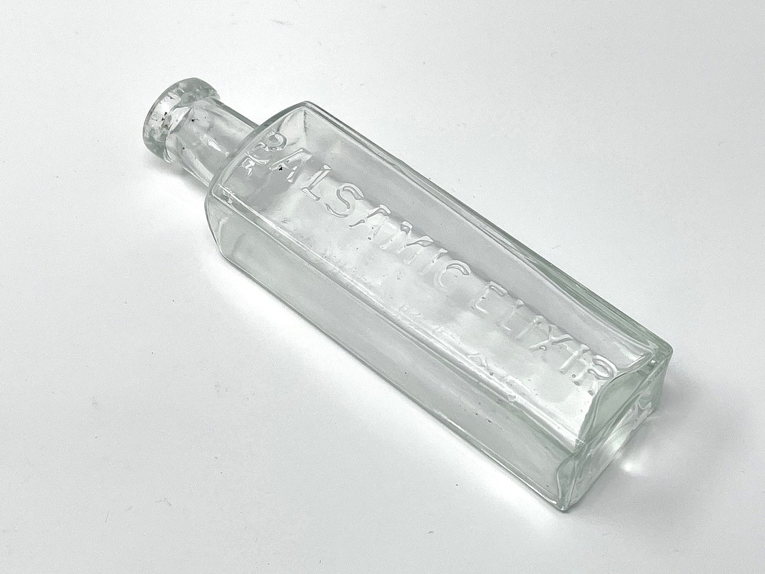 Victorian Congreve's Balsamic Elixir Bottle: Antique Apothecary Decor ...