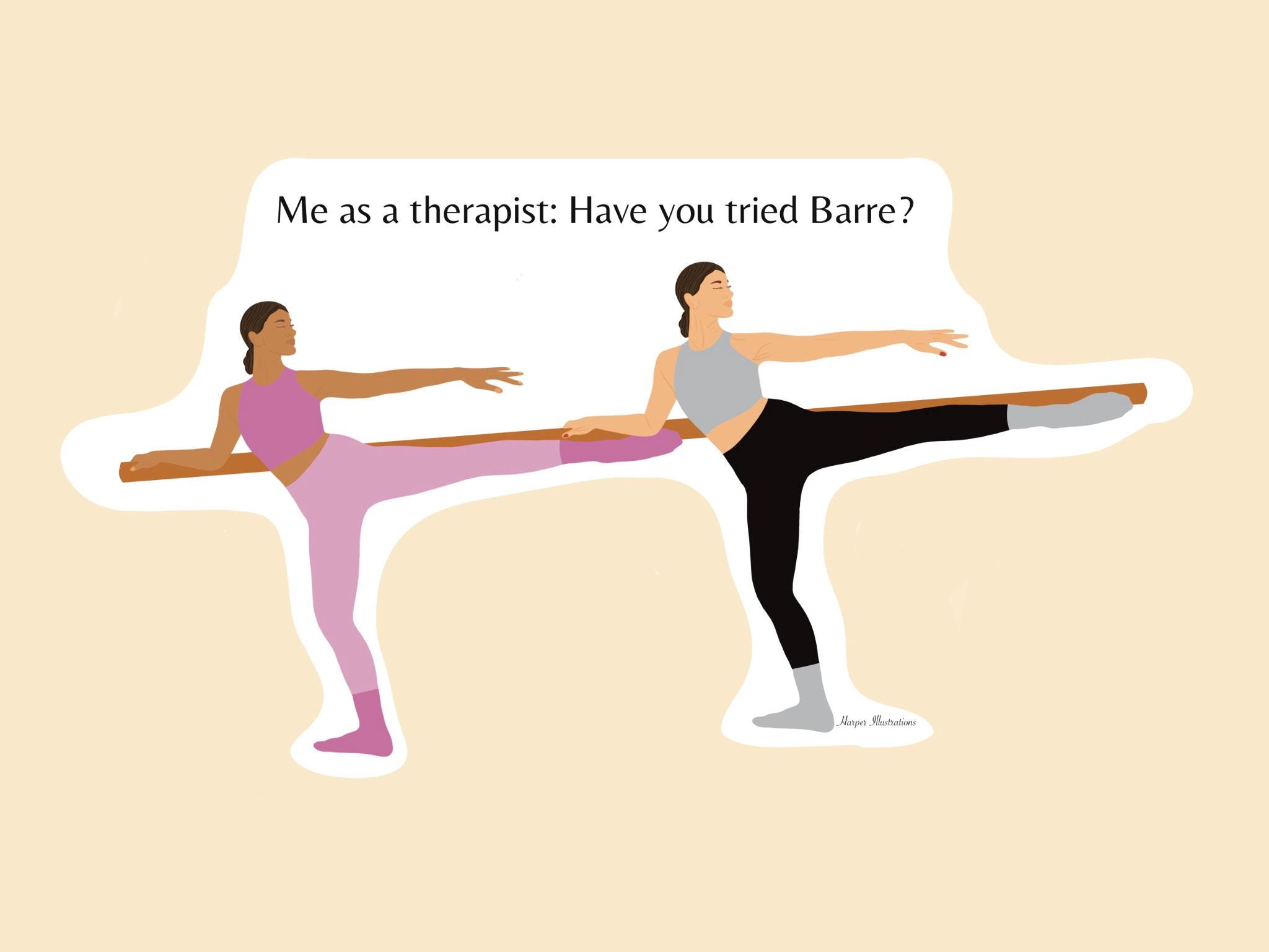 Barre Sticker, Barre, Sticker, Barre Gifts, Barre lover, Barre Art. Gift. Barre Stickers.