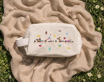 Bolsa de calcetines/maquillaje para Pilates de verano, bolsa de calcetines, regalo de Pilates, bolsa de Pilates Reformer, chica Pilates, arte Pilates, bolsa de Pilates, regalo de Pilates