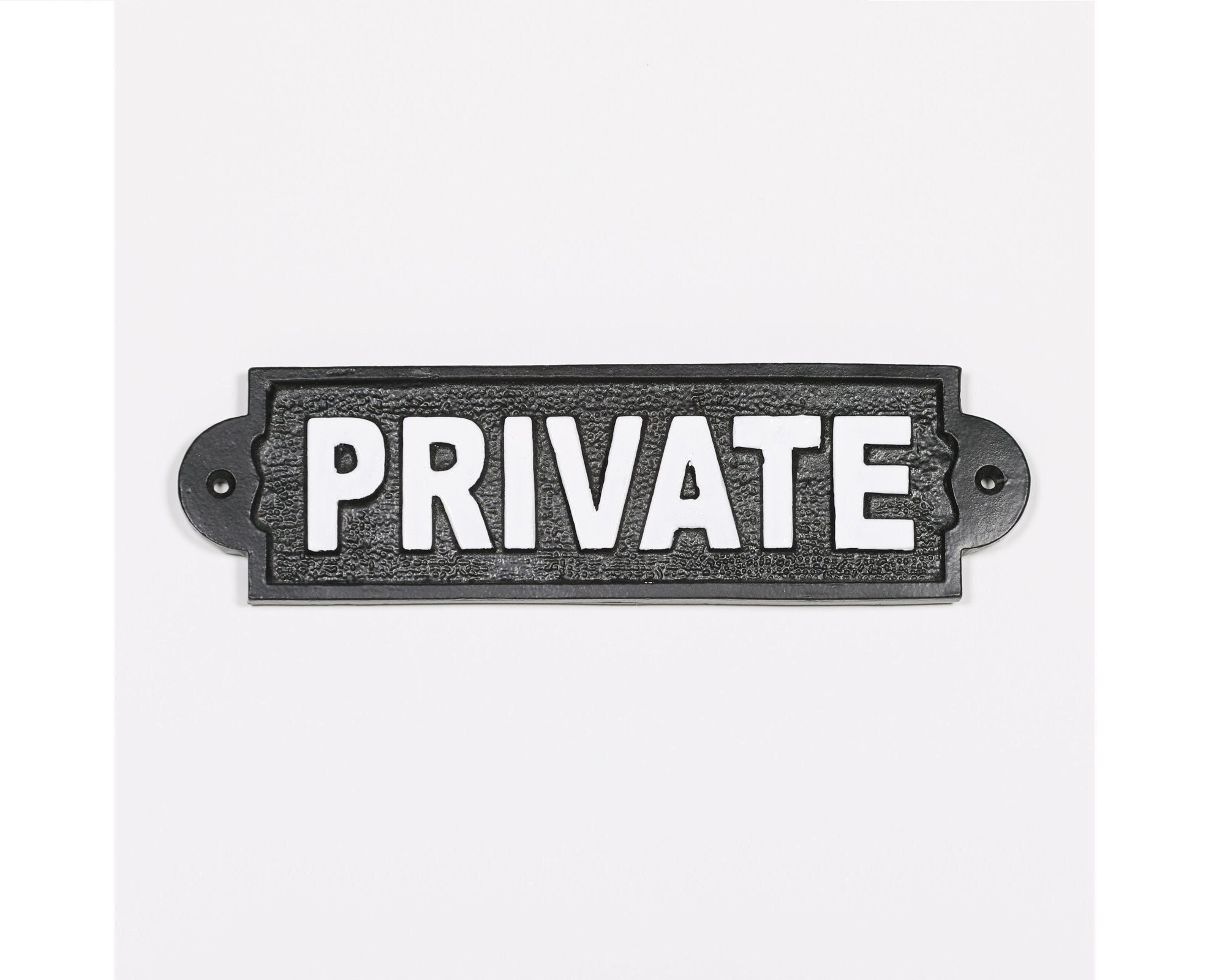 Levandeo® Metallbild, Willkommensschild Hausform Metall Türschild Schwarz Natur Haus