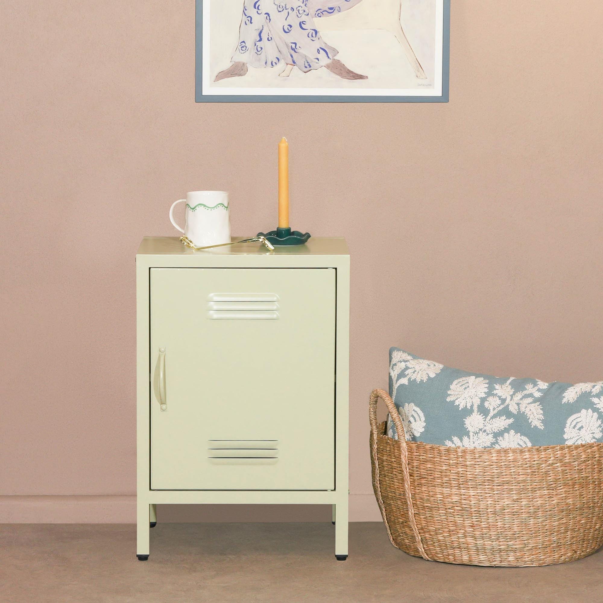 Industrial Metal Locker Storage Bedside Cabinet Side Table Cupboard Nightstand Etsy