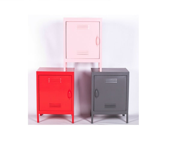 Industrial Metal Locker Storage Bedside Cabinet Side Table Australia Industrial Metal Locker Storage Bedside, Hot Pink Locker Chandelier Australia