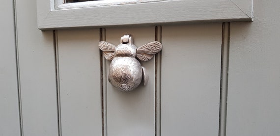 Classical Solid Brass Chrome Finish Queen Bumble Bee Door Etsy