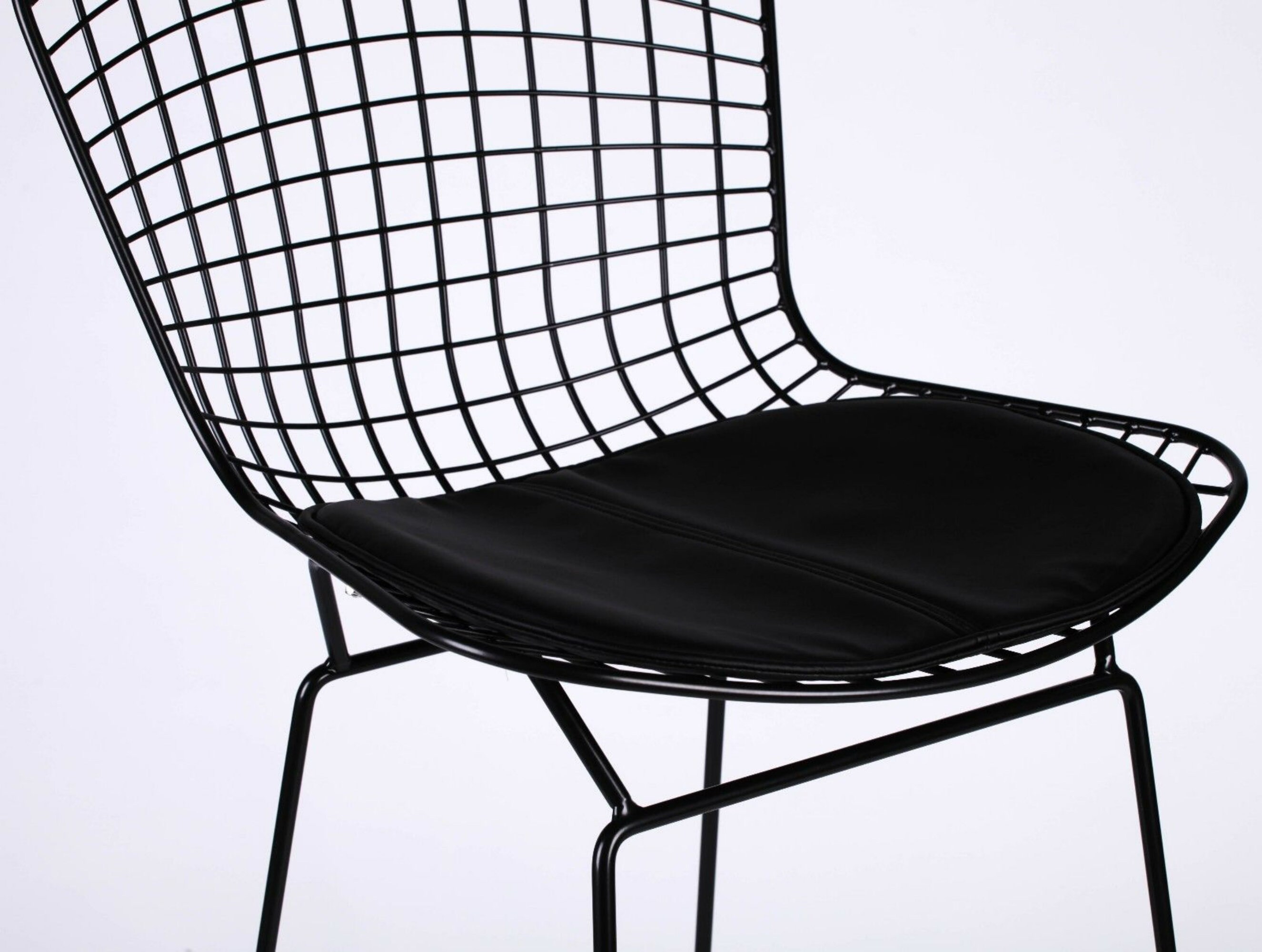Contemporary Industrial Style Black Mesh Wire Dining Chair Etsy UK