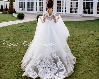 bride and mini bride dresses