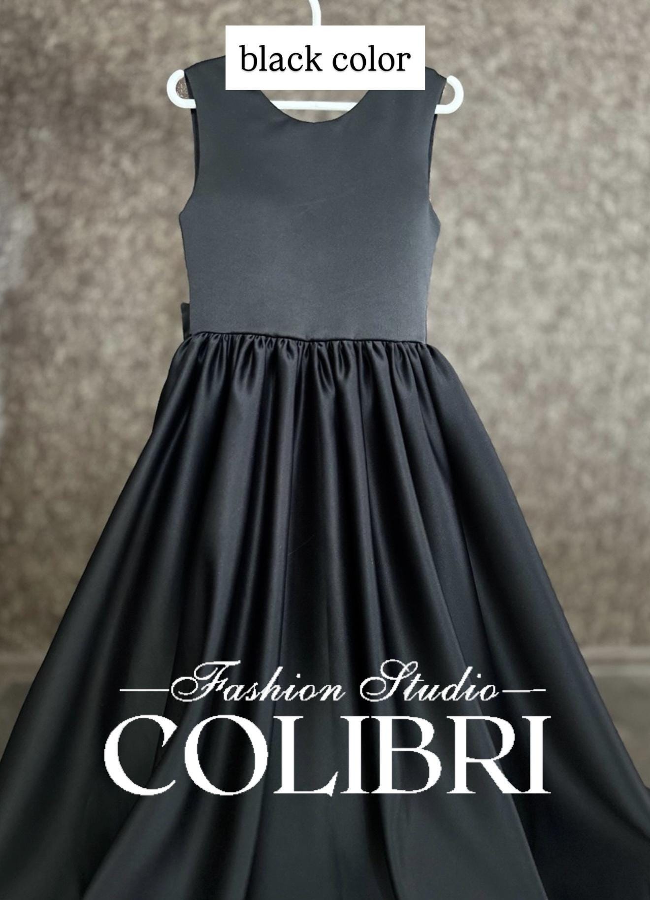 formal plus size dresses black Toddler Elegant Princess Dress with Bows Girl Summer Party Gown Formal –  marryshe main image 0