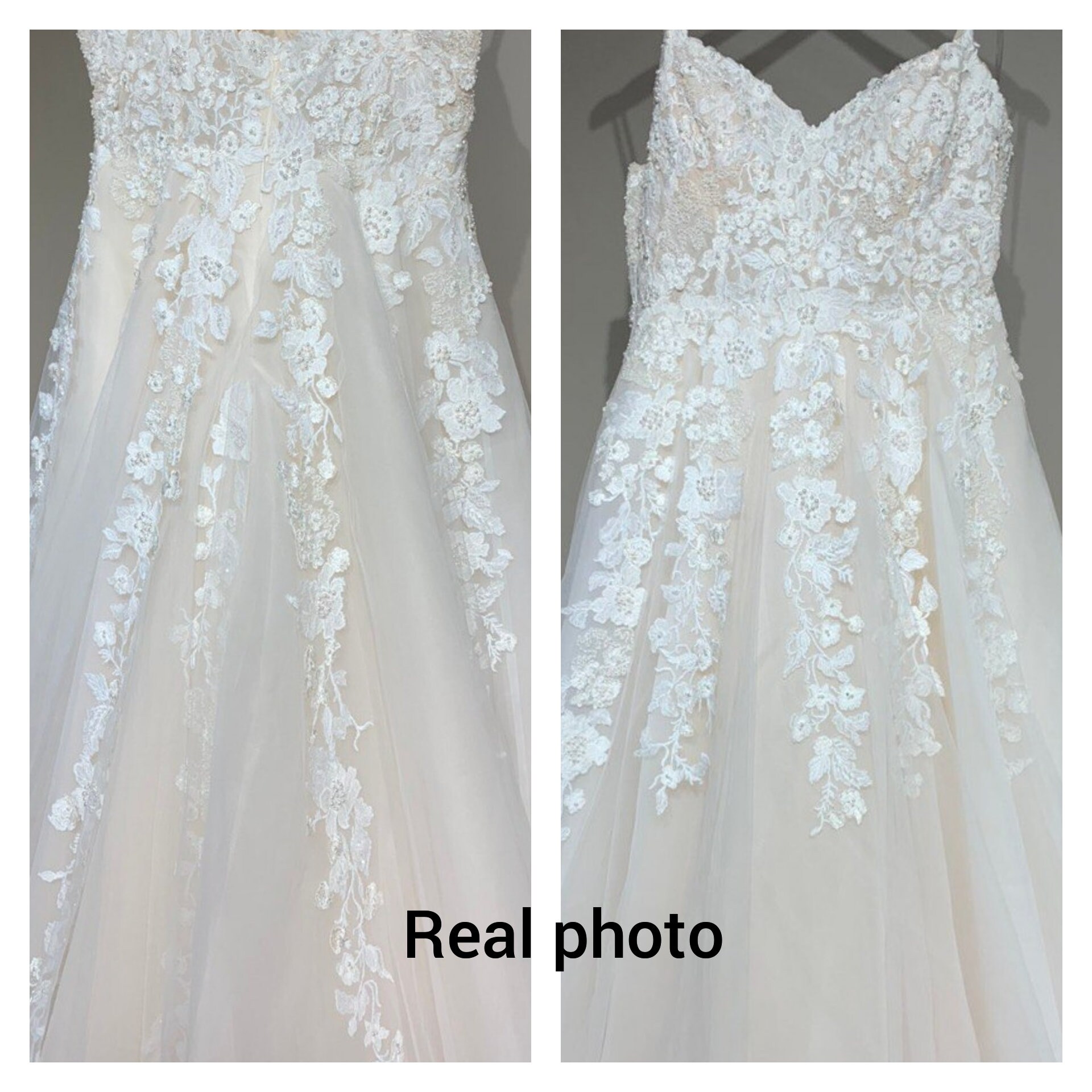 A-Line Bridal Gown with an Open Back for a Sophisticated Look