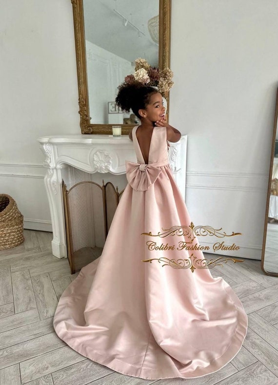 princess polly baby blue dress Girls Gold Dresses main image 0